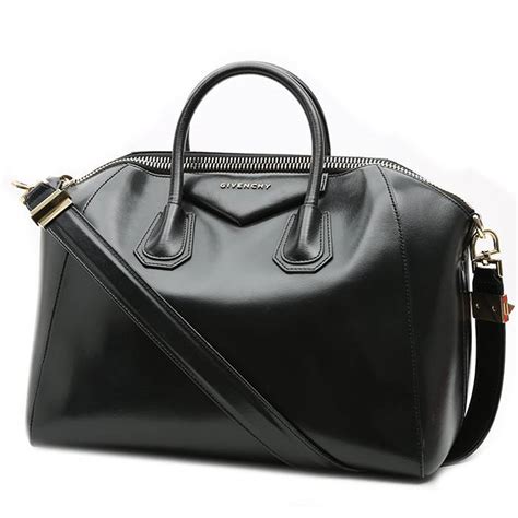 borse givenchy pelle nera|Borsa Antigona Medium in pelle in Nero .